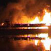 ภาพประกอบ ข่าวกระบี่ : เพลิงเผาวอด 2 ลำเรือโดยสารกระบี่-พีพีขณะจอดเทียบท่า