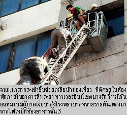 ภาพประกอบ ข่าวสาร ข่าวทั่วไป : ไฟลามเข้ากรุง วันเดียวไหม้ 3 ราย