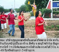 ภาพประกอบ ข่าวสาร ข่าวทั่วไป : รับ34 ล้าน 16 คนรำแก้บน เฮงถูกที่1