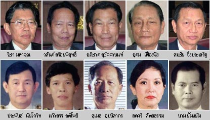 ภาพประกอบ ข่าวสาร ข่าวทั่วไป : 10 อรหันต์ ผ่านด่านศาลฎีกา ชิงดำกกต.